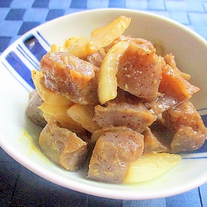 作り置きにも こんにゃくと玉ねぎの味噌炒め レシピ 作り方 By はぁぽじ 楽天レシピ 作り置きにも こんにゃくと玉ねぎの味噌炒め レシピ 作り方 By はぁぽじ 楽天レシピ